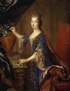 Francois de Troy Portrait of Marie Anne de Bourbon oil